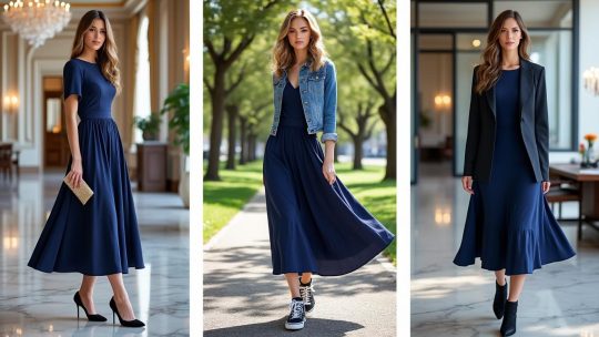 Bleu marine robe : comment choisir la tenue parfaite pour chaque occasion