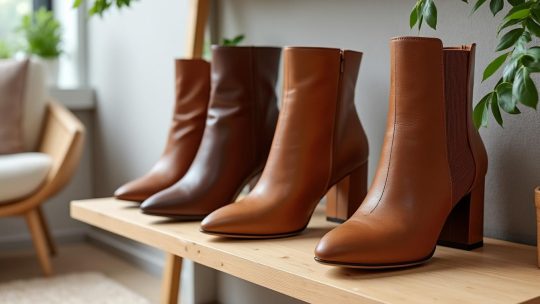 Choisir les meilleures bottes à talons marrons pour un style élégant et confortable
