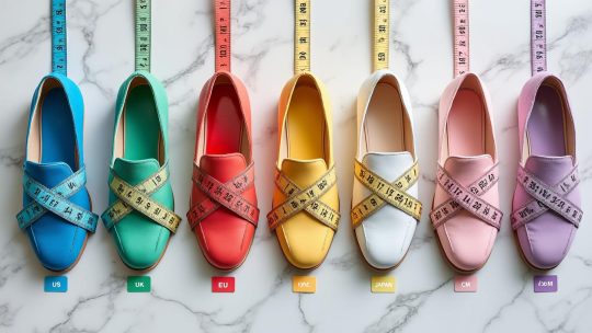 Guide complet de conversion des pointures de chaussures pour femmes