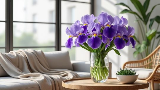 Iris violet : conseils pour intégrer cette fleur élégante dans votre décoration