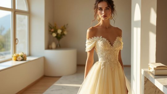 Robe jaune pour mariage : comment choisir la tenue idéale