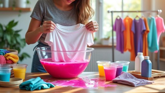 Teindre ses vêtements : guide complet pour réussir la méthode à la maison