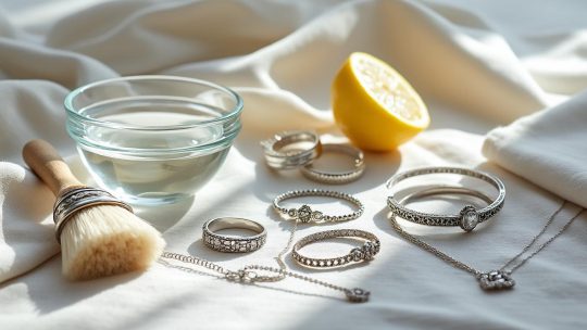 Comment choisir le meilleur produit pour nettoyer vos bijoux en argent sans les abîmer