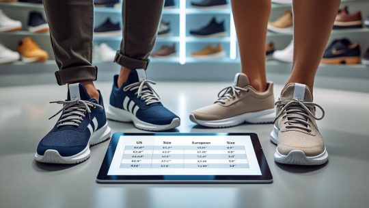 Comparer les pointures US et Europe : guide complet pour bien choisir ses chaussures