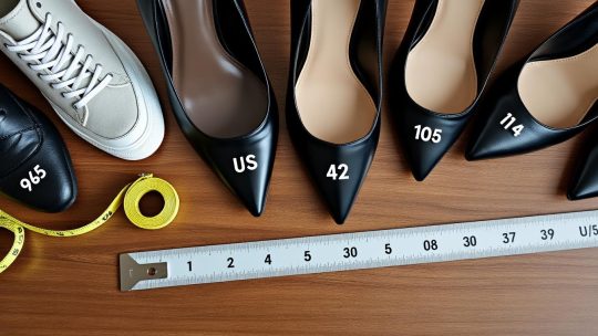 Comprendre la correspondance de la taille 42 US en chaussures pour femmes