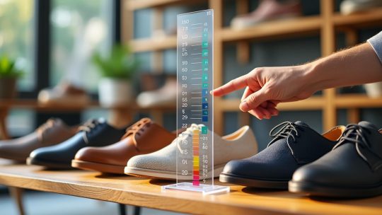 Comprendre le tableau des tailles de chaussures pour bien choisir ses modèles