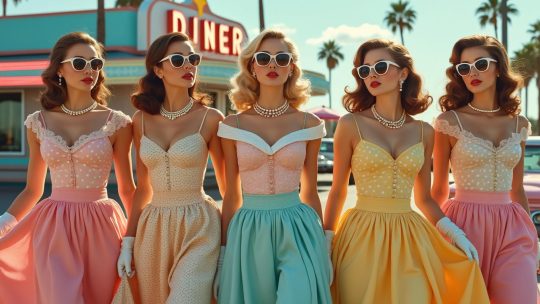 Style rétro : découvrez les vêtements emblématiques des années 50 pour femmes