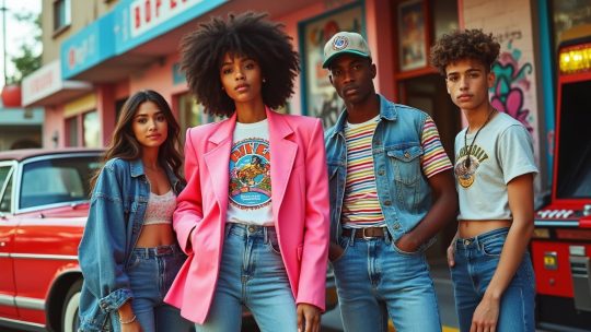 Vintage style année 80 : comment adopter cette tendance iconique sans faute de goût