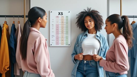 XS correspond à quelle taille : guide complet pour bien choisir ses vêtements