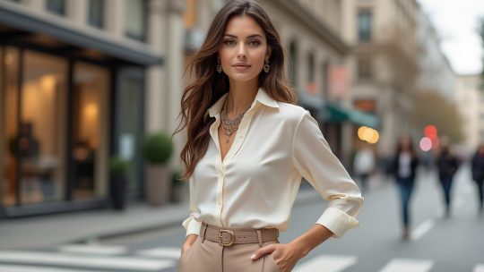 Comment associer chemisier et pantalon pour un look élégant au quotidien
