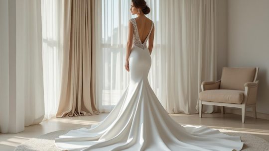 Robe de mariée courte devant : élégance et modernité pour le grand jour
